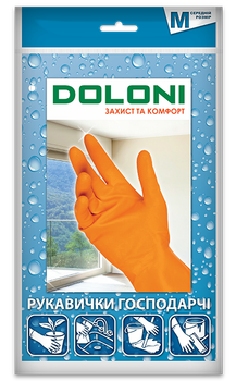 Перчатки Doloni господарчі розмір М (4545)