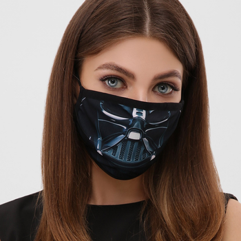 Багаторазова захисна маска чорна Darth Vader MSK032