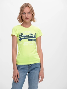 Футболка хлопковая женская Superdry 9640.2 XS Салатовая