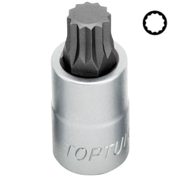 Головка з насадкою SPLINE M14 L55мм 1/2 " BCHA1614 TOPTUL