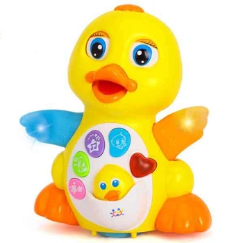 Музыкальная игрушка Huile Toys (HOLA) Желтый утенок (808)