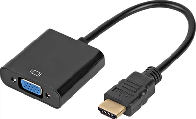 Переходник Atcom HDMI (M) - VGA (F) 0.1 м Black (9220)