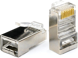 Конектор Atcom RJ45 8P8C FTP екранований 100 шт. (10698)