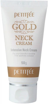 Крем для шеи и декольте Petitfee Gold Neck Cream с золотом 50 г (8809422600568)