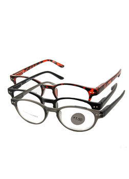 Набір окулярів для читання (3шт) +1,5 Graffiti 13х3,7см Чорний 32000000054308