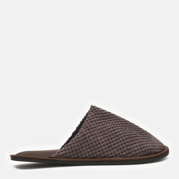 Чоловічі домашні капці з закритим носком FX shoes Доріс 18001 40-41 Коричневі (2820000009418)