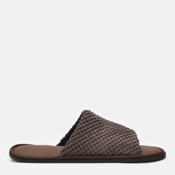 Мужские домашние тапочки с открытым носком FX shoes Дорис 18044 40-41 26.5 см Коричневые (2820000009654)