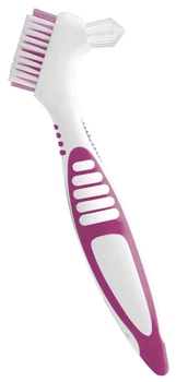 Зубна щітка для зубних протезів Paro Swiss clinic denture brush Фіолетова (7.920/4)