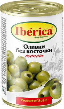 Оливки Iberica Econom без кісточки по 280 г (8436024297744)