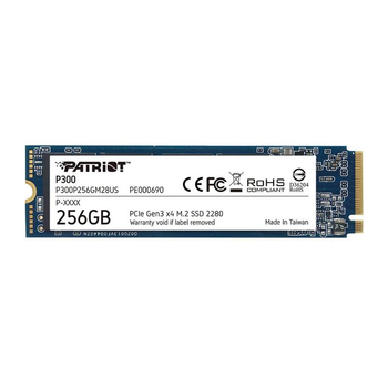 Накопичувач SSD 256GB Patriot P300 M. 2 2280 PCIe NVMe 3.0 x4 TLC (P300P256GM28US)
