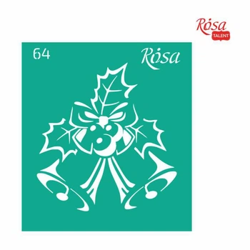 Трафарет самоклеющий Rosa Talent 9х10см №64 Новый год