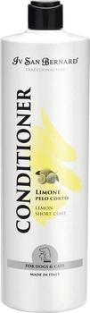 Кондиціонер Iv San Bernard для собак і кішок Lemon для короткої шерсті антистатик з лимоном 500 мл (8531 BALL500) (8022767038531)