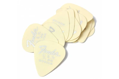 Набор медиаторов Fender 351 DURA-TONE .71 12-PACK, OLYMPIC WHITE