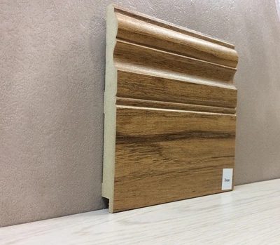 Плинтус Супер Профиль Пекан 2800x144x16 Светло коричневый 16145p