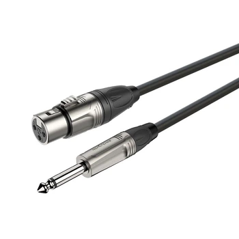 Микрофонный кабель Roxtone DMXJ210L3, XLR - Jack, 2x0.22, 3 м