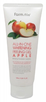 Яблучний пілінг-скатка Farmstay All In One Whitening Peeling Gel Cream Apple 180 мл (8809317284767)