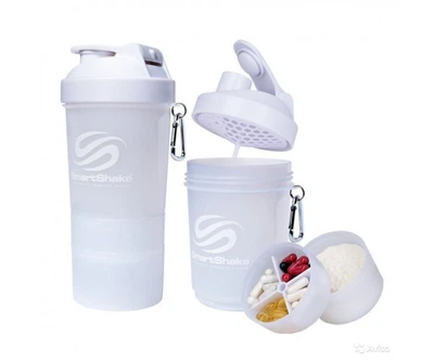 Шейкер SmartShake Original2Go 600 мл NEON White (365901)