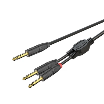 Готовый аудиокабель Roxtone GPTC130L6, Jack - Jack, 2х0.22, 6 м