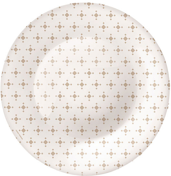 Тарілка десертна Bormioli Rocco Ceramic beige 21 см (430134FP2121932)