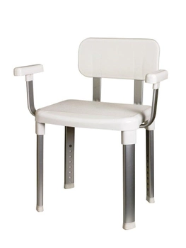 Стілець крісло з поручнями та спинкою PRIMA NOVA KV19 алюмінієвий каркас