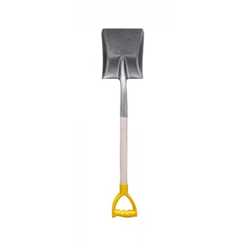 Лопата совковая MasterTool GM с черенком и ручкой 225*275*490мм L-1200мм молотковая покраска (Арт.: 14-6269)