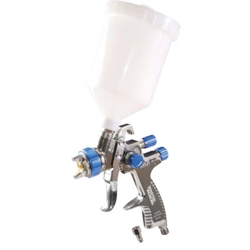 Краскопульт MasterTool GM LVLP ВБ 600 мл, пластик, Ø 1,4 мм, 1(25-170 л/мин, 1,5-2,5 бар (Арт.: 80-8802)