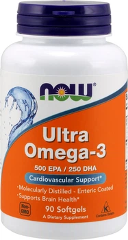 Жирні кислоти Now Foods Ultra Omega-3 90 желатинових капсул (733739016614)