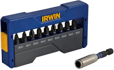 Набір біт Irwin Pro Performance PZ 9 шт. з тримачем біт (iw6062503)