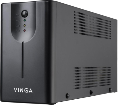 ИБП Vinga LED 2000VA Shuko Metal Case (VPE-2000M)