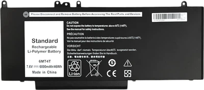 Аккумулятор PowerPlant для ноутбуков Dell Inspiron 14 5000 Series (6MT4T) (7.6V/6000mAh/4Cells) (NB441242)