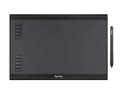 Планшет графический Parblo A610 Plus рабочая поверхность 254x152мм 10 экспресс клавиш пассивное перо (acf_00467)