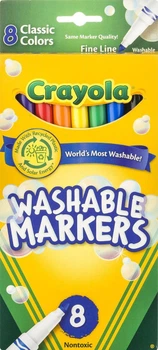 Кольорові фломастери Crayola змиваються 8 кольорів