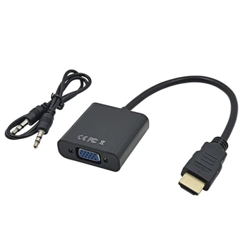 Адаптер-конвертер HDMI на VGA + звук (переходник) эмулятор монитора