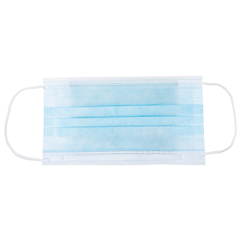 Медицинская маска для лица защитная Eco-cosmetic голубая, 1 шт