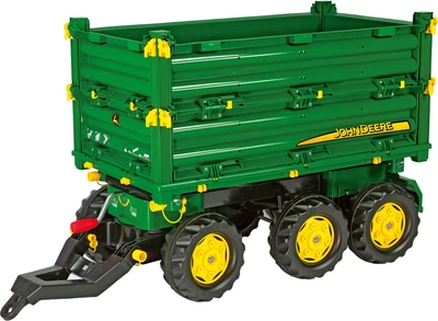 Przyczepa Rolly Toys RollyMulti Przyczepa John Deere na 6 kołach Zielona (4006485125043)