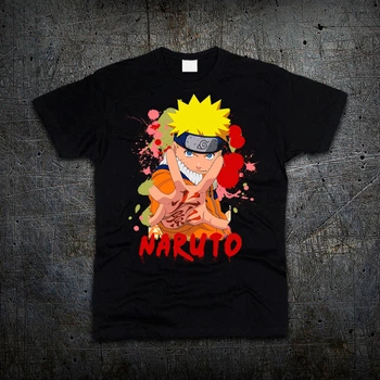 Футболка Наруто Аниме Naruto Black 116 см (97463)