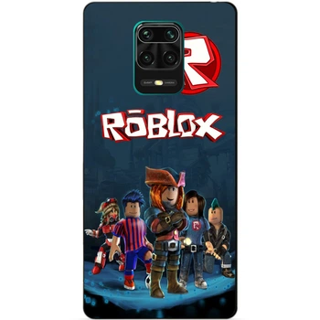 Силиконовый бампер чехол Candy для Xiaomi Redmi Note 9s/Note 9 Pro с рисунком Роблокс