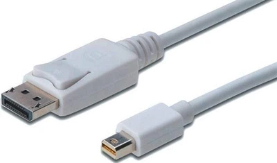 Кабель MiniDisplayPort-DisplayPort Assmann 1m White (AK-340102-010-W)