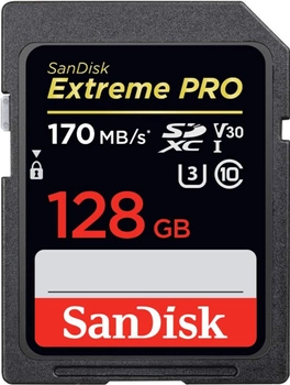 SanDisk SDXC Extreme Pro 128GB V30 UHS-I U3 (SDSDXXY-128G-GN4IN)