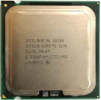 Процессор Intel Core 2 Quad Q8200 R0 SLG9S 2.33 GHz 4 MB Cache 1333 MHz FSB Socket 775 Б/У