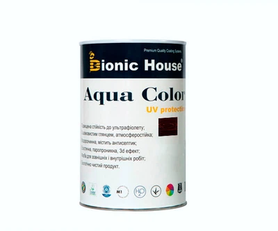 Краска для дерева Bionic-House Aqua Color UV-protect 0,8л Розовое дерево