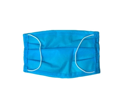 Защитные 3-х слойные маски из плотного и прочного нетканного материала на резинках (10 шт. в упаковке)