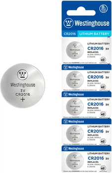 Литиевая батарейка Westinghouse Lithium CR2016 5 шт (889554001578)