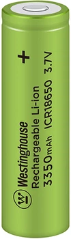 Аккумулятор литий-ионный Westinghouse Li-ion ICR 18650 3.7V 3350mAh 1 шт (889554010273)