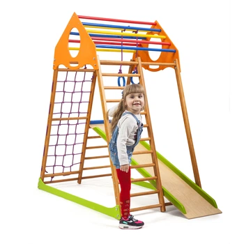 Детский спортивный комплекс для дома SportBaby KindWood