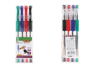 Набор из 4-х гелевых ручек STANDARD 4 цвета ZIBI (ZB.2202-99)