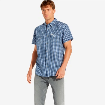 Рубашка Wrangler Western Shirt Regular Fit (W5A244M49) Синий S-00