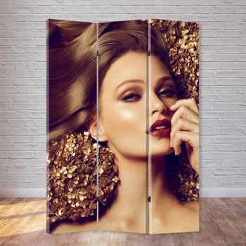 Ширма декоративная FineDecor "Золотой макияж" 120x180 см 216