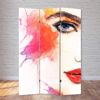Ширма декоративная FineDecor "Девушка" 120х180 см 098