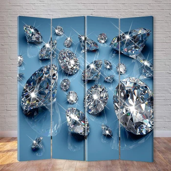 Декоративна Ширма FineDecor "Діаманти" 160х180 см 107а
